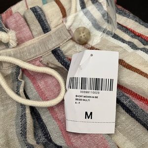 BoHo style striped shorts